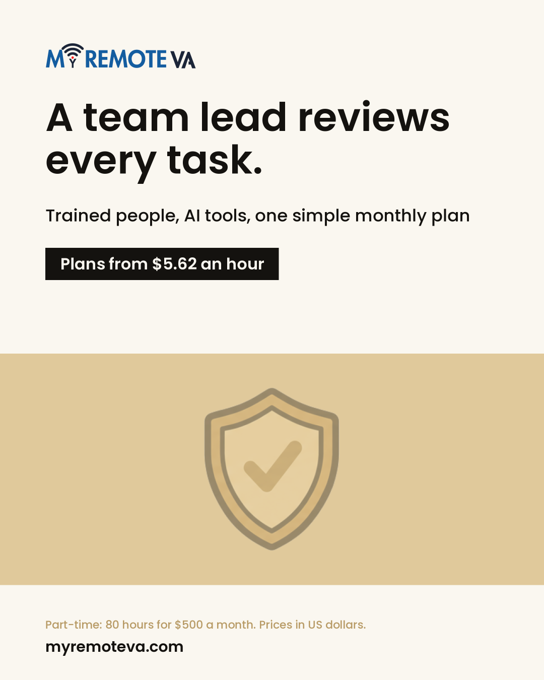 MyRemoteVA banner, Portrait 2 (1080 x 1350)