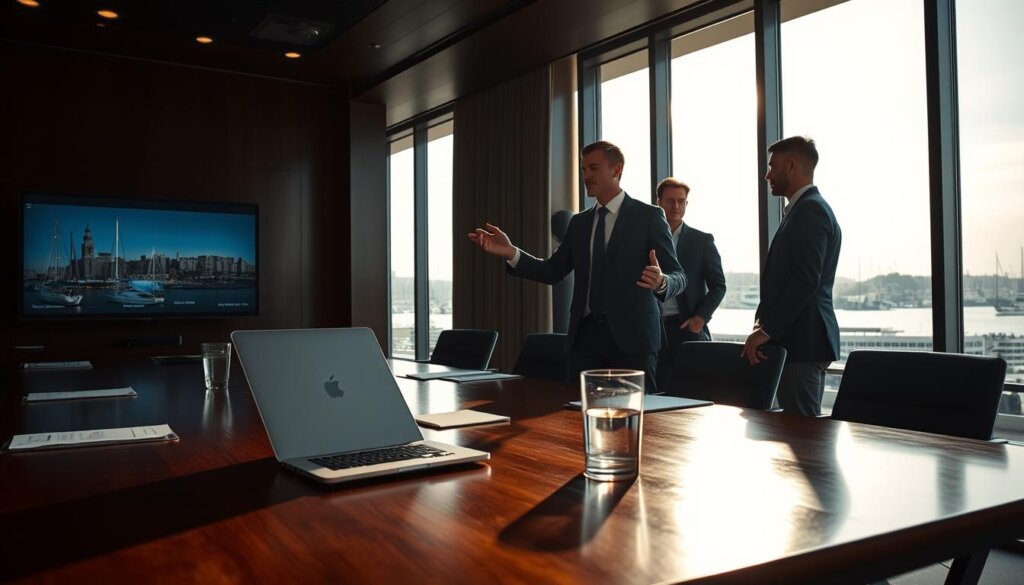 offshore executive presentation support