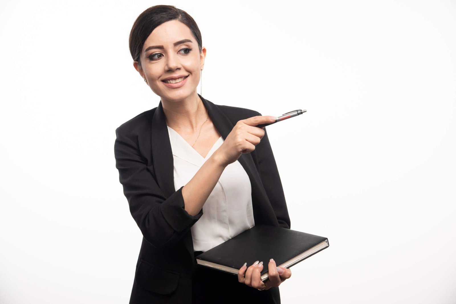 Person preparing a checklist on a desk