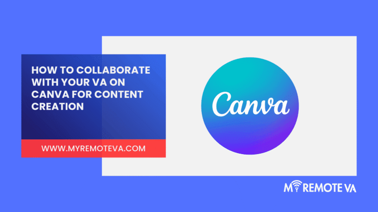 How To Collaborate With Your VA On Canva For Content Creation