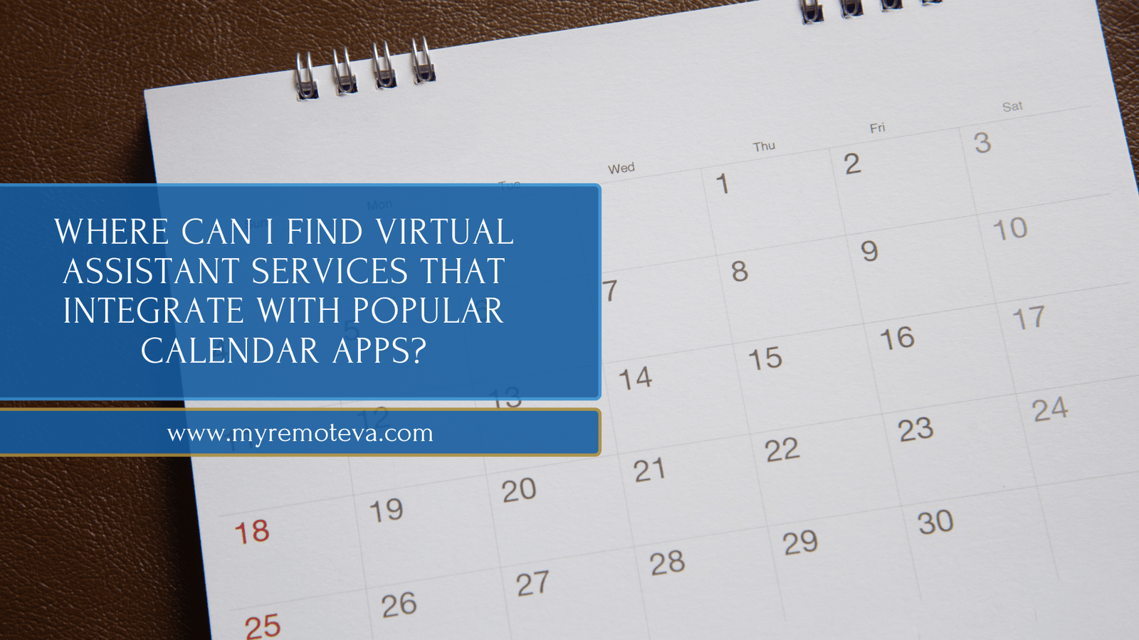 Where Can I Find Virtual Assistant Services That Integrate with Popular Calendar Apps?