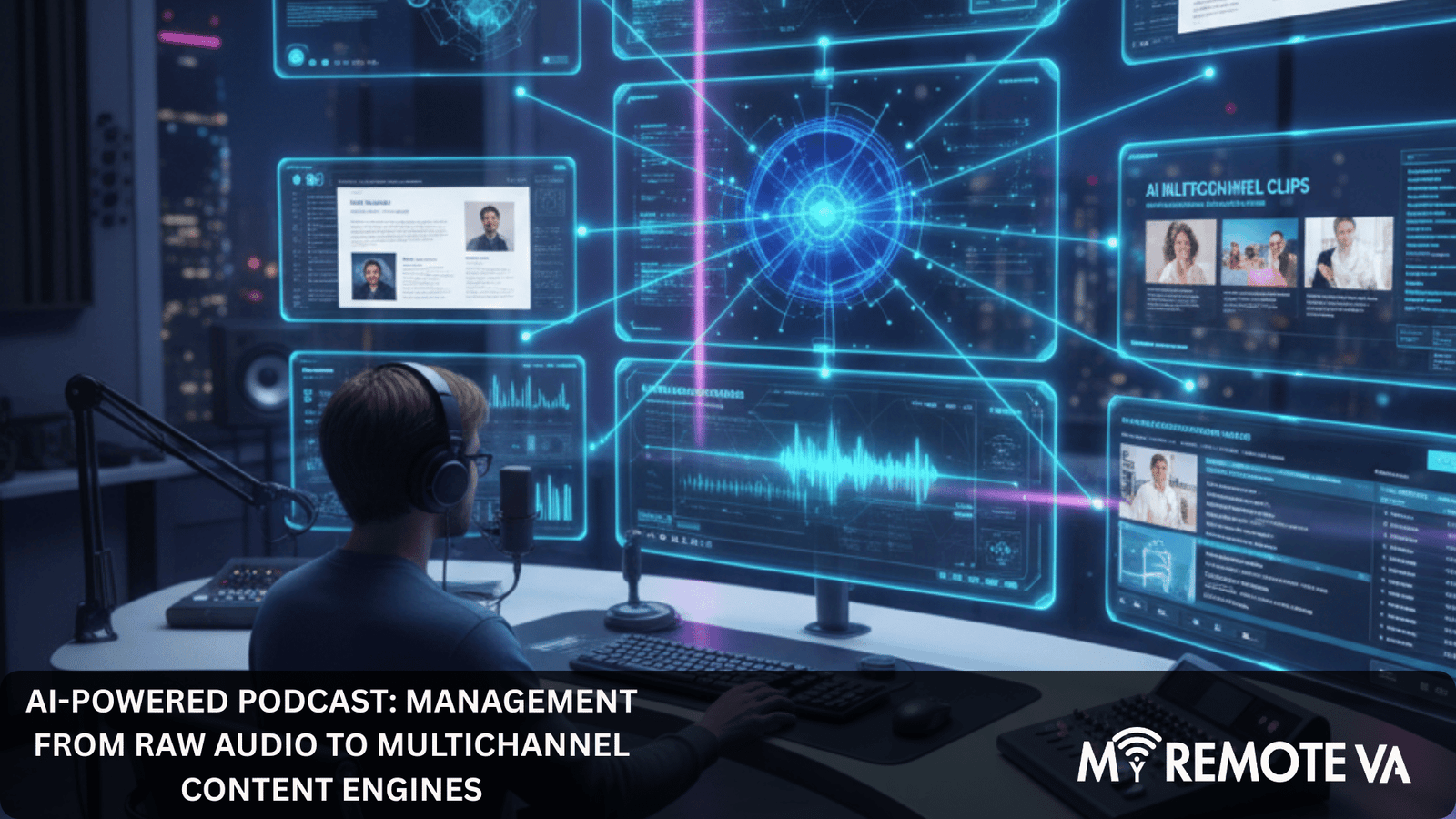 AI-Powered Podcast Management: From Raw Audio to Multichannel Content Engines