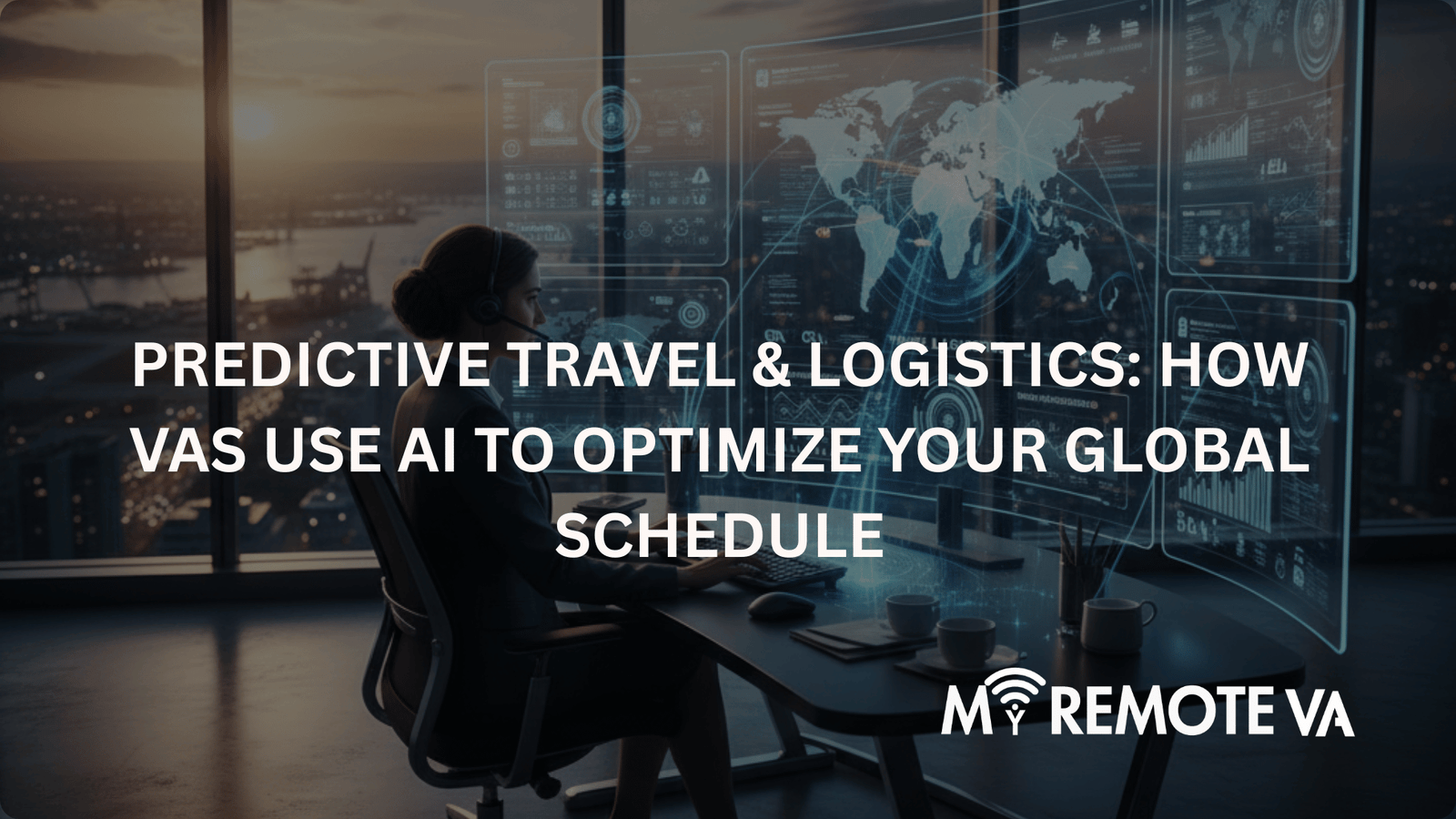 Predictive Travel & Logistics: How VAs Use AI to Optimize Your Global Schedule