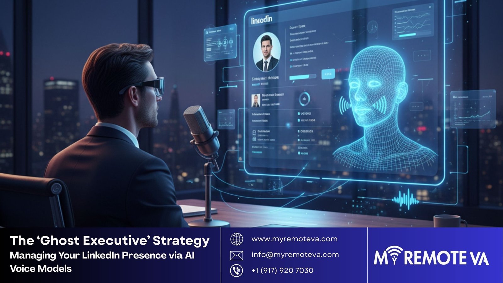 The ‘Ghost Executive’ Strategy: Managing Your LinkedIn Presence via AI Voice Models